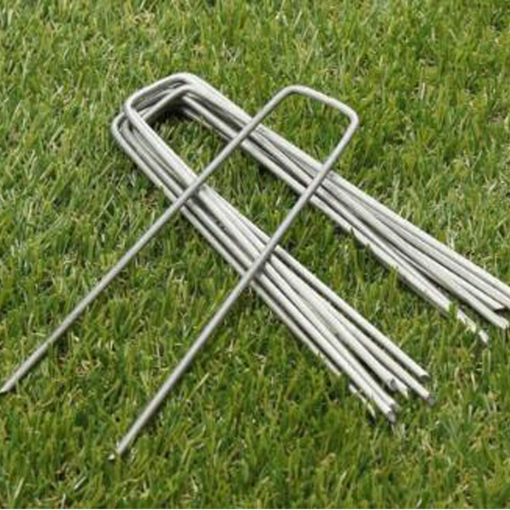 Galvanized Landscape Staples U-Pins 6 Inch