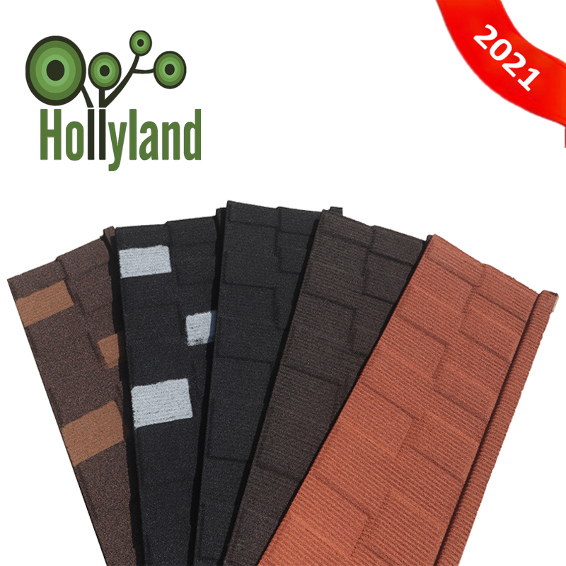 Stone-Coated Aluminum-Zinc Steel Roof Tile