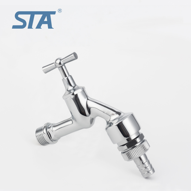 STA Forged Nickel Plated Brass Garden Hose Tap Bibcock