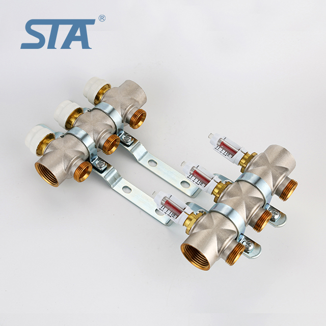 Brass Forging Water Heating Valve Manifold