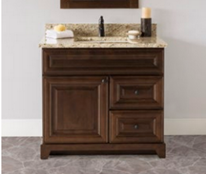 Oak and Birch Vanity