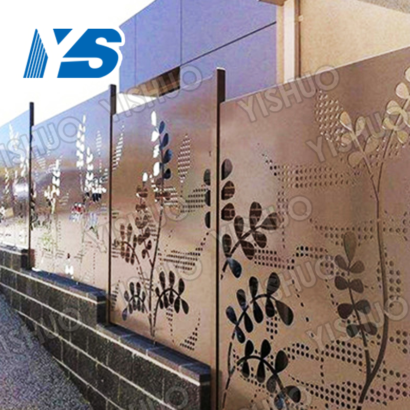 Decorative Aluminum Garden Fence Panels Privacy Screen