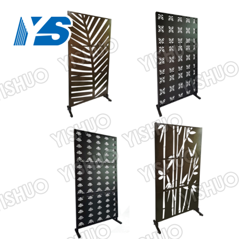 Laser Cut Metal Garden Fence Privacy Screen