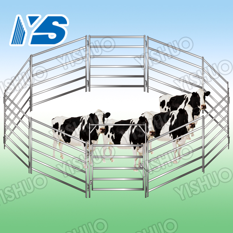 Galvanized Metal Farm Fence Panels for Horses and Cattle