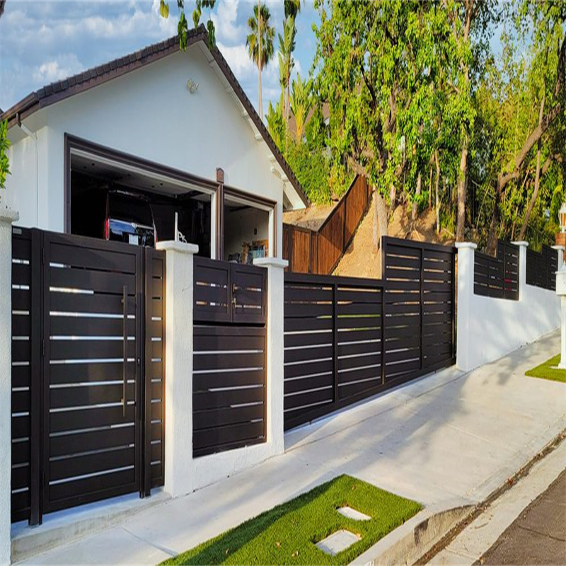 Powder Coated Aluminum Slat Fence