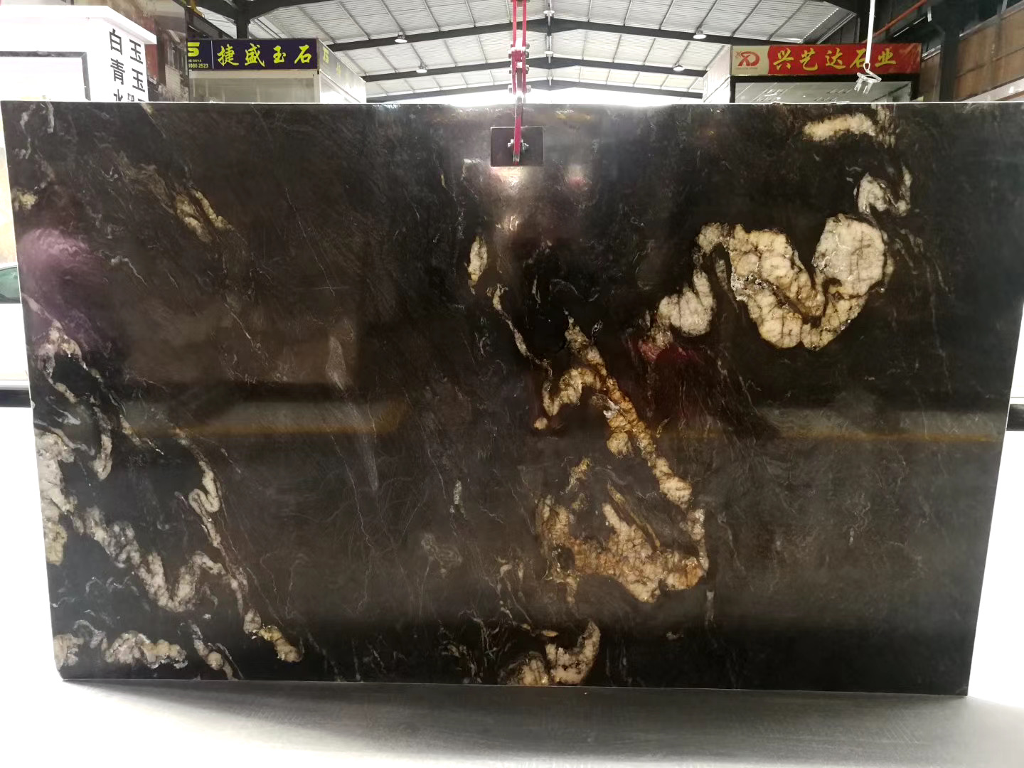 Gold Silk Black Natural Marble Tiles
