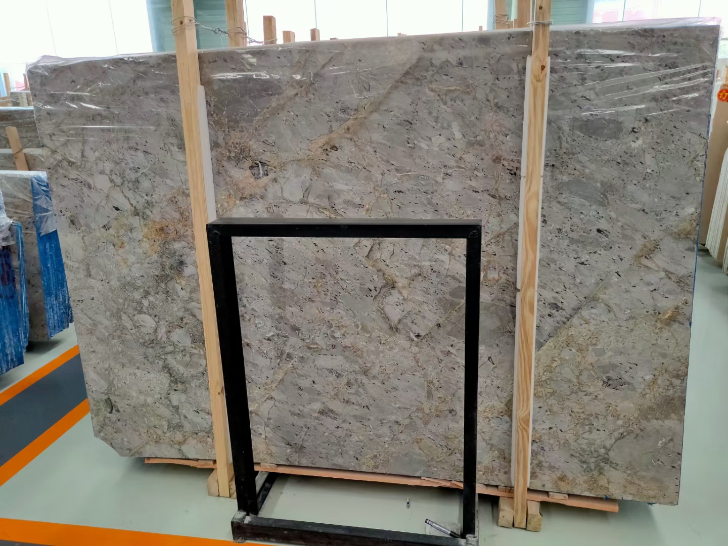 Cloudy Gold Natural Marble Tiles