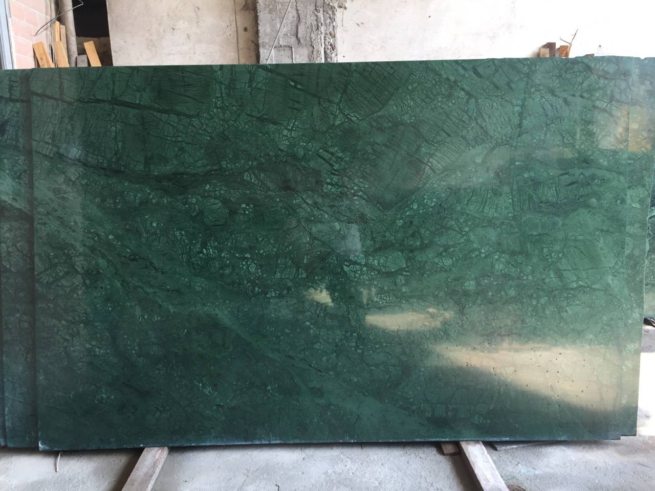 India Green Natural Marble Tiles