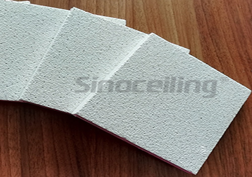 Sandy Surface Mineral Fiber Fireproof Acoustic Ceiling