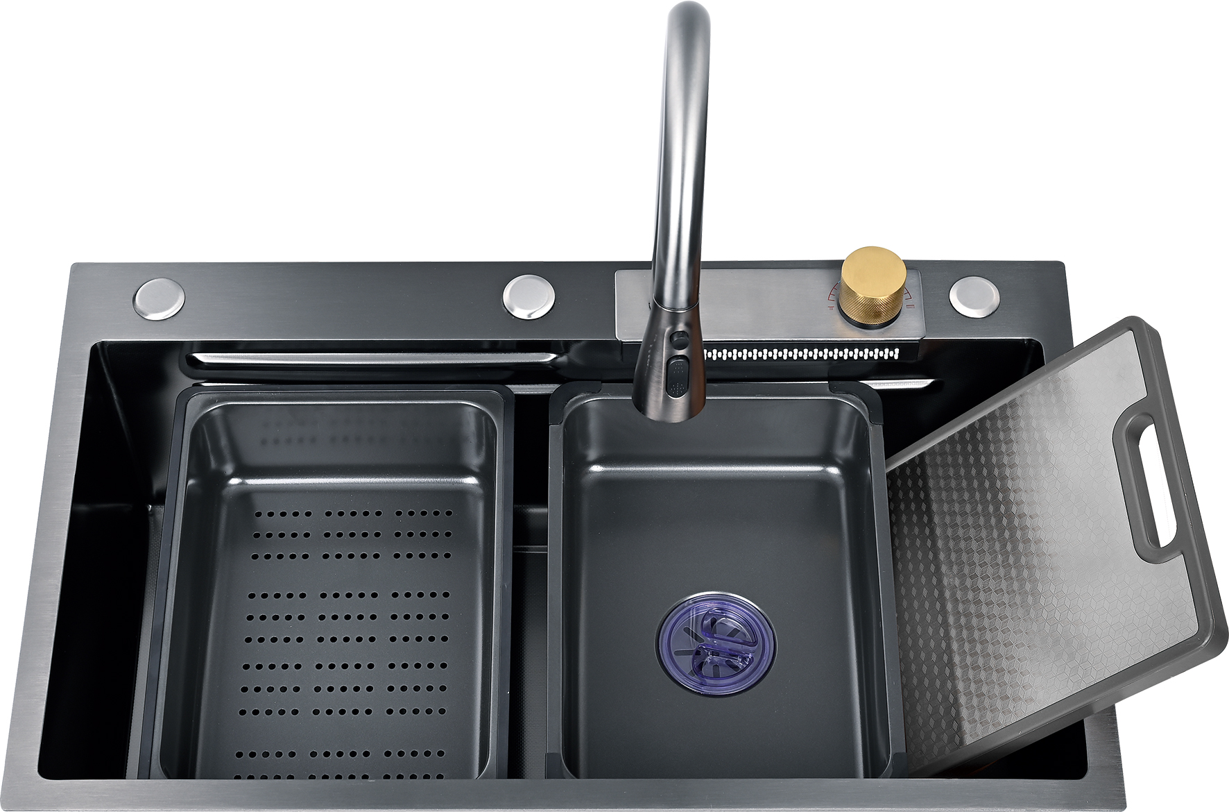 Stainless Steel Kitchen Sink with Mirror Polish