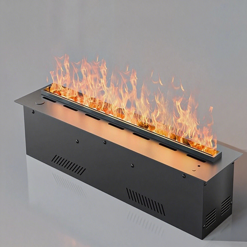 Electric Fireplace with 3D Atomization and LED Lights