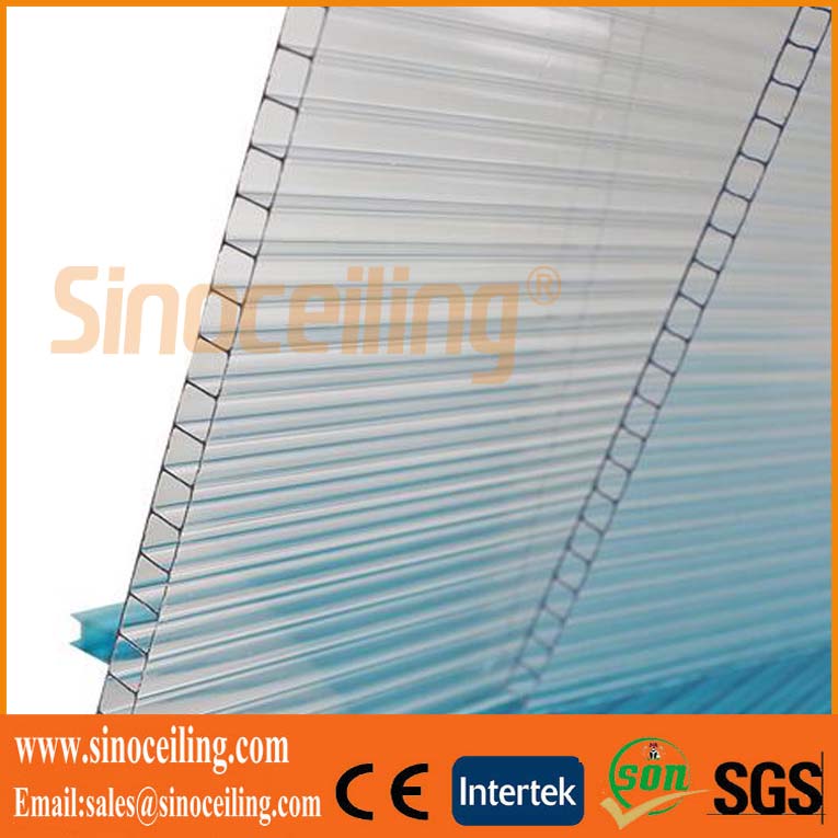 Twin-Wall Colored Hollow Polycarbonate Sheet