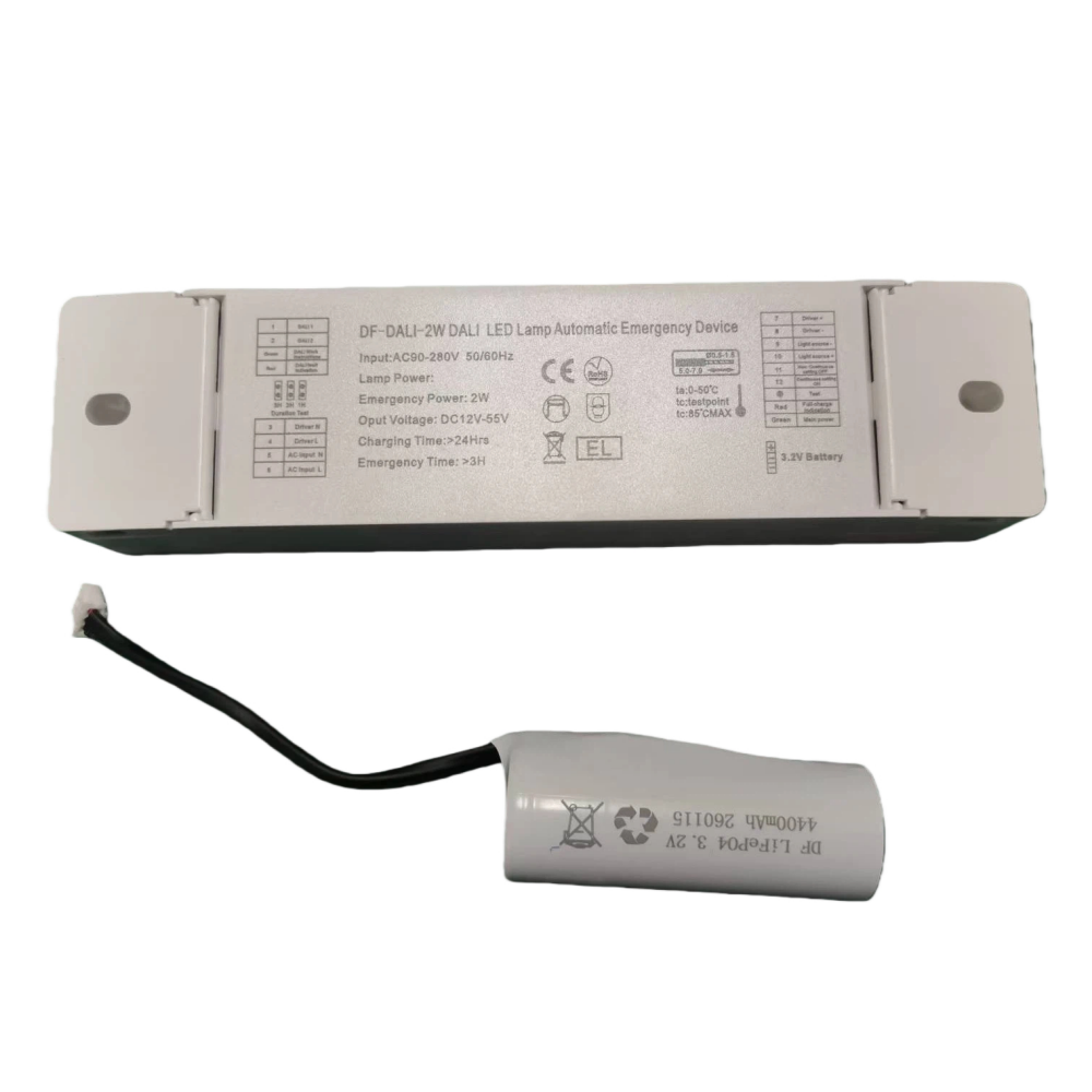 DALI LED Emergency Driver with LiFePO4 Battery