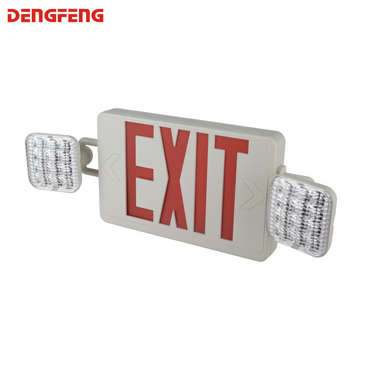 U.S. Standard Fire Exit LED Emergency Light Double Head
