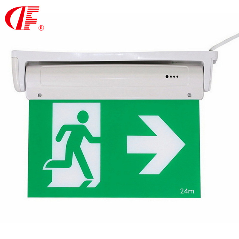 Emergency Exit Sign Light 3W 3-Hour Backup CE Approved