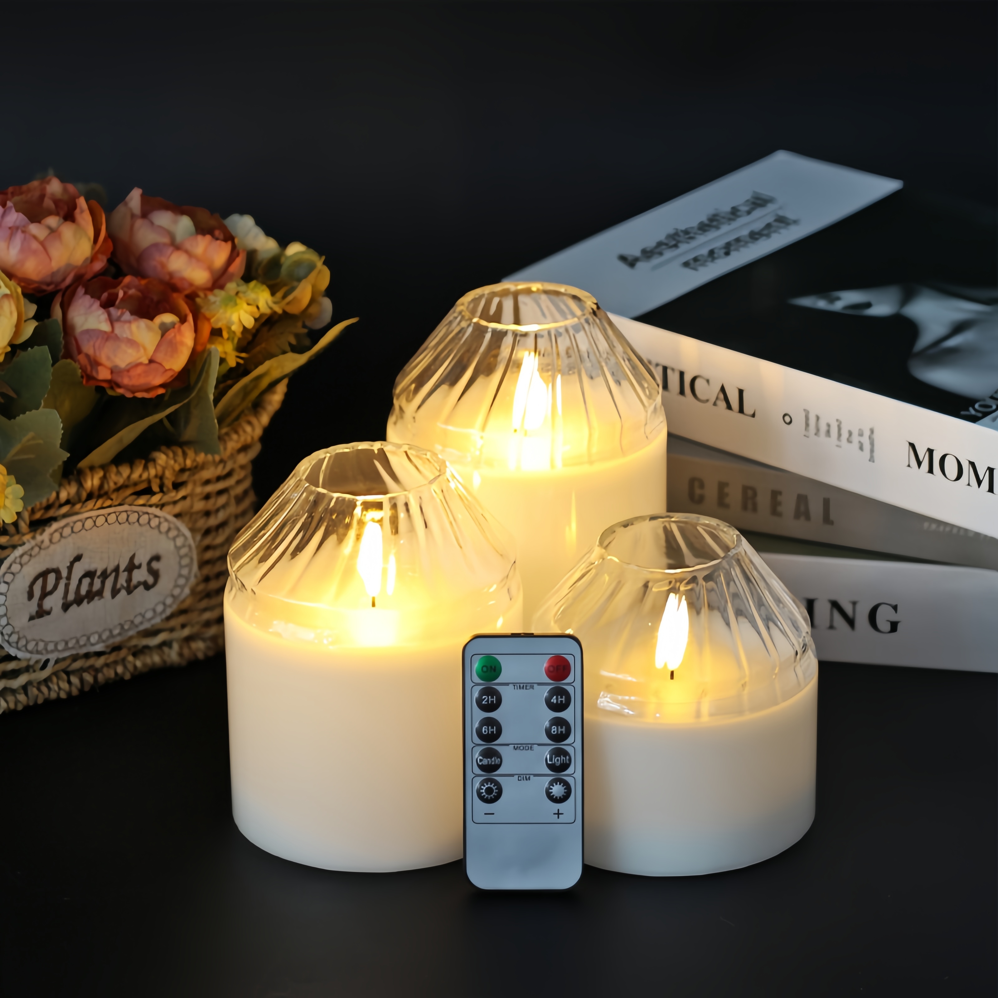 LED Candle Lights Ivory White