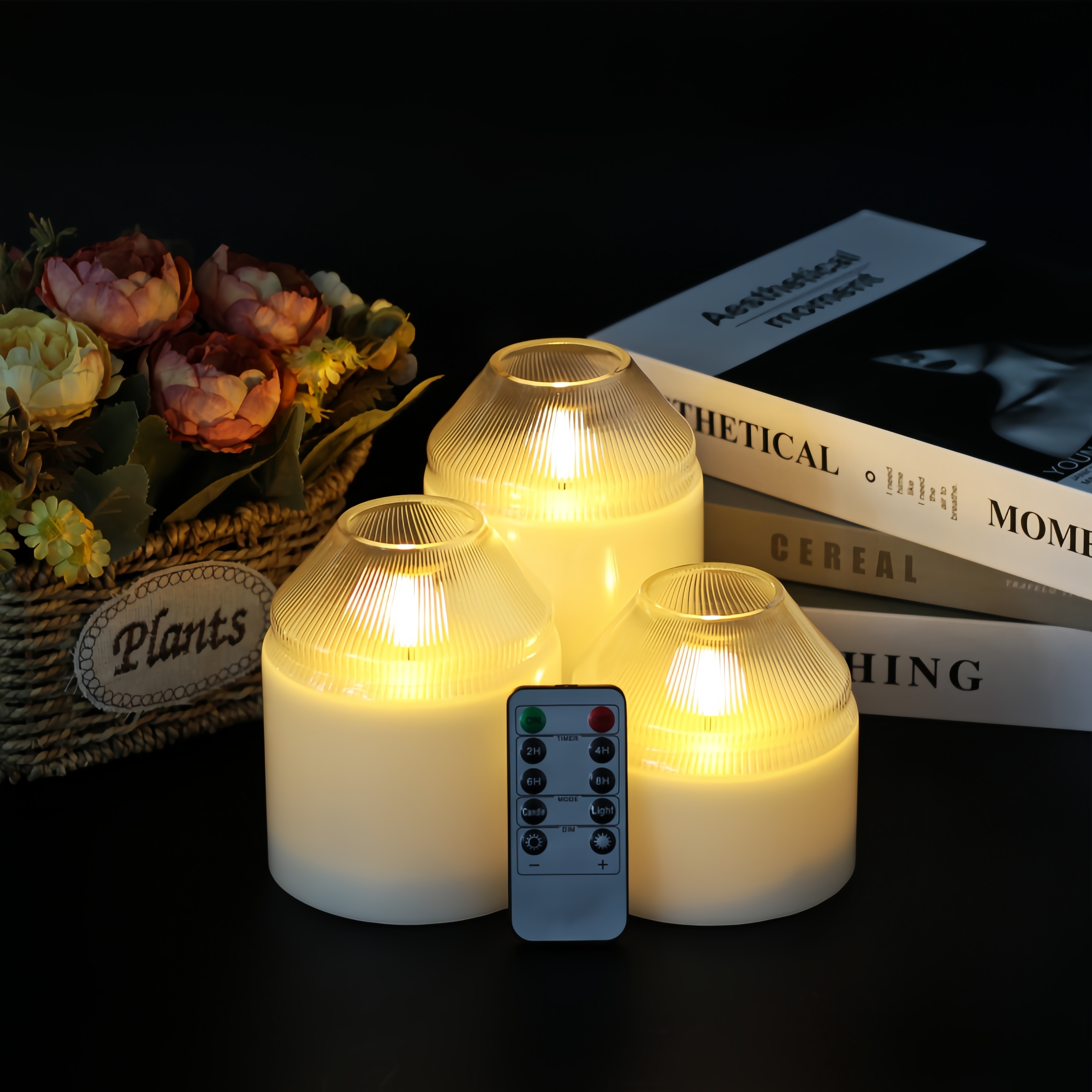 LED Candle Lights Ivory White
