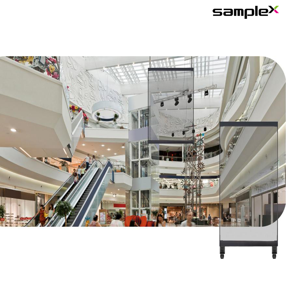 Samplex Holographic Transparent Flexible 3D Display Screen