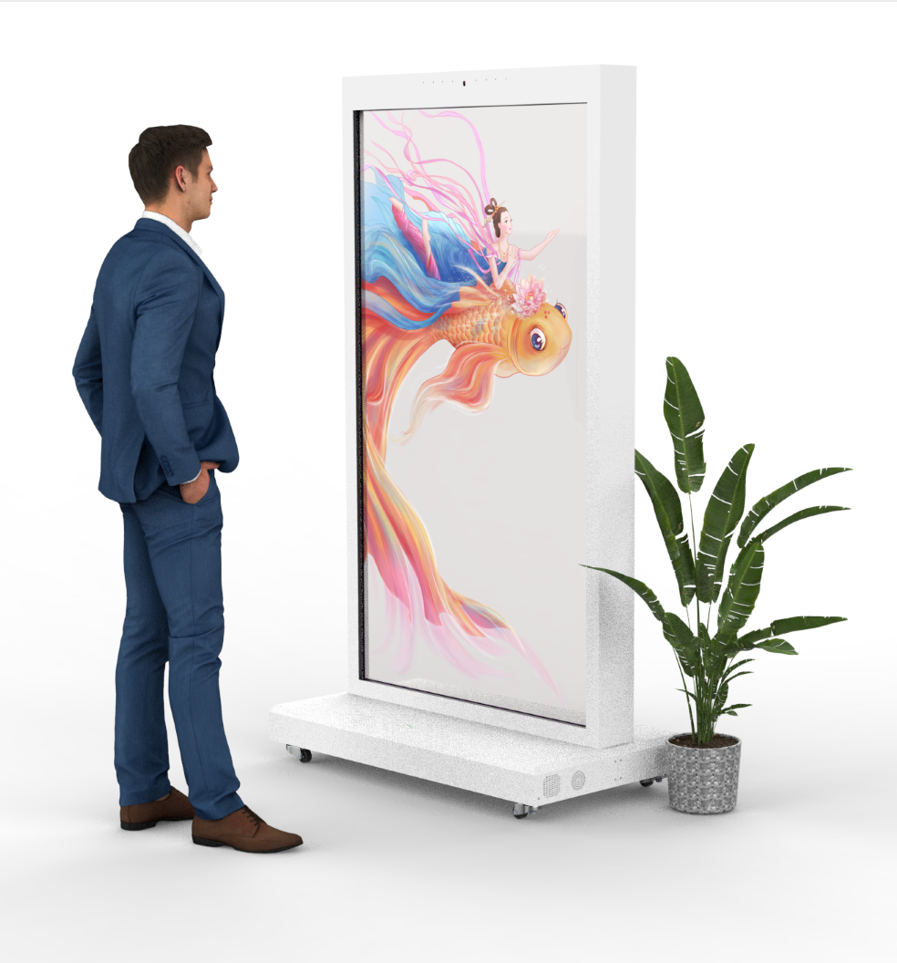 Samplex 77-inch Vertical Transparent OLED Touch Screen