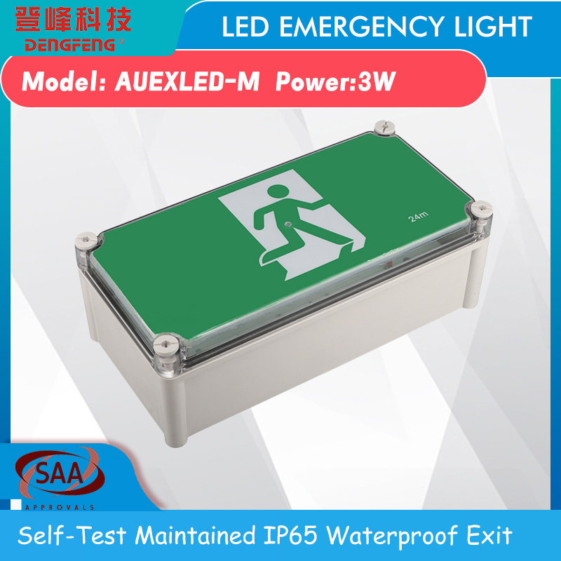 LED Weatherproof Emergency Exit Sign Light
