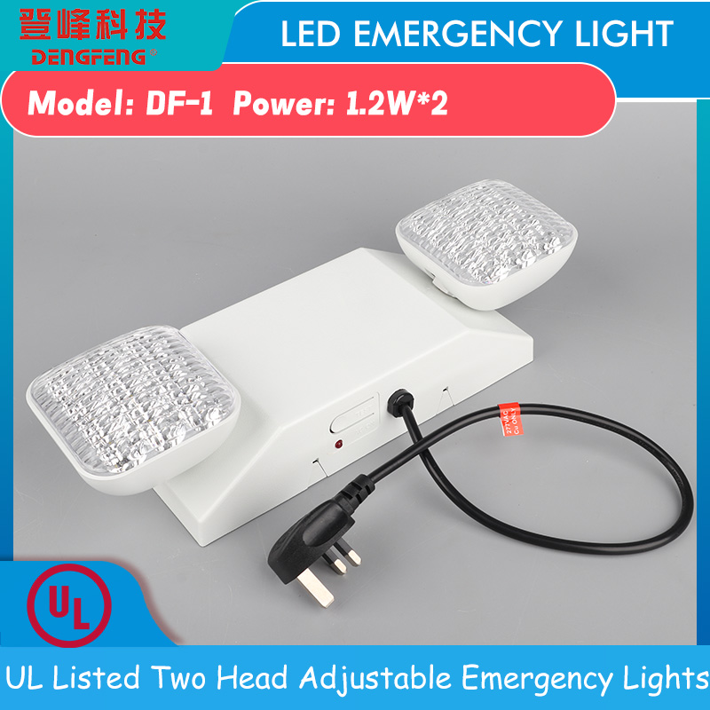 UL Approved Double Head LED Emergency Exit Sign Light