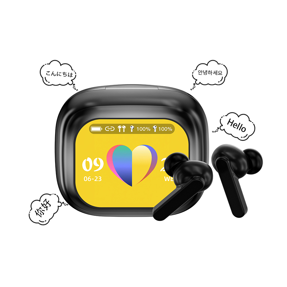 AI Translator TWS Earbuds with 135 Languages and Noise Cancelling