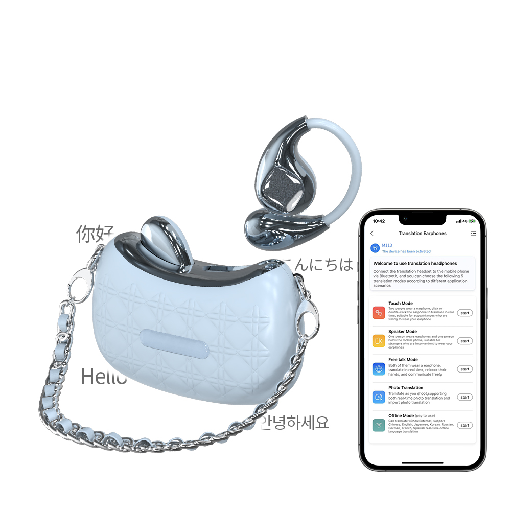 LX-30 TWS Wireless Translator Earphones with Real-Time Language