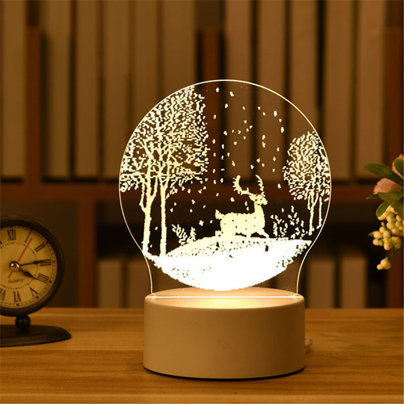 3D LED Night Light Desk Lamp
