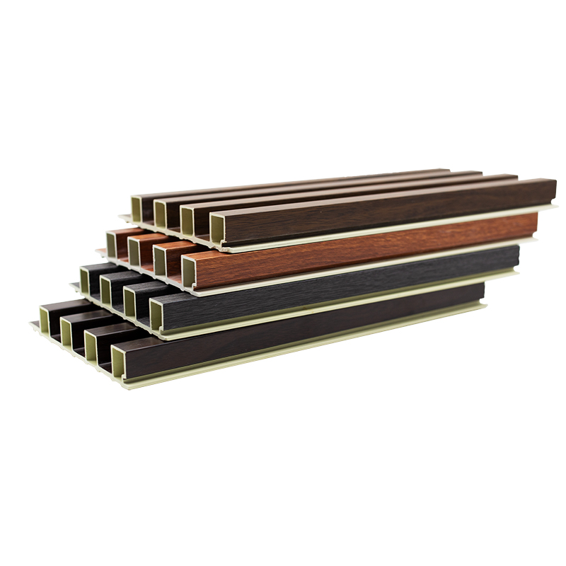 Modern ECO-Friendly Waterproof WPC Fluted Wall Panel for Indoor Household Decoration