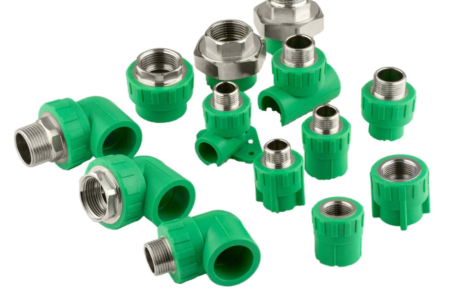 PPR Stainless Steel Pipe Fittings for Water and Heating Systems