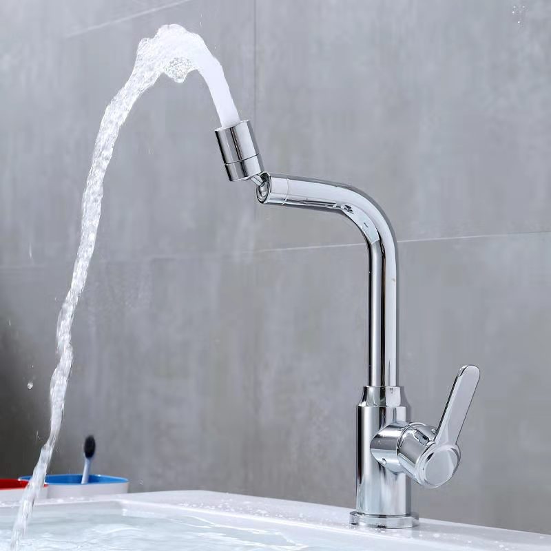 Universal Rotary Stainless Steel Basin Faucet