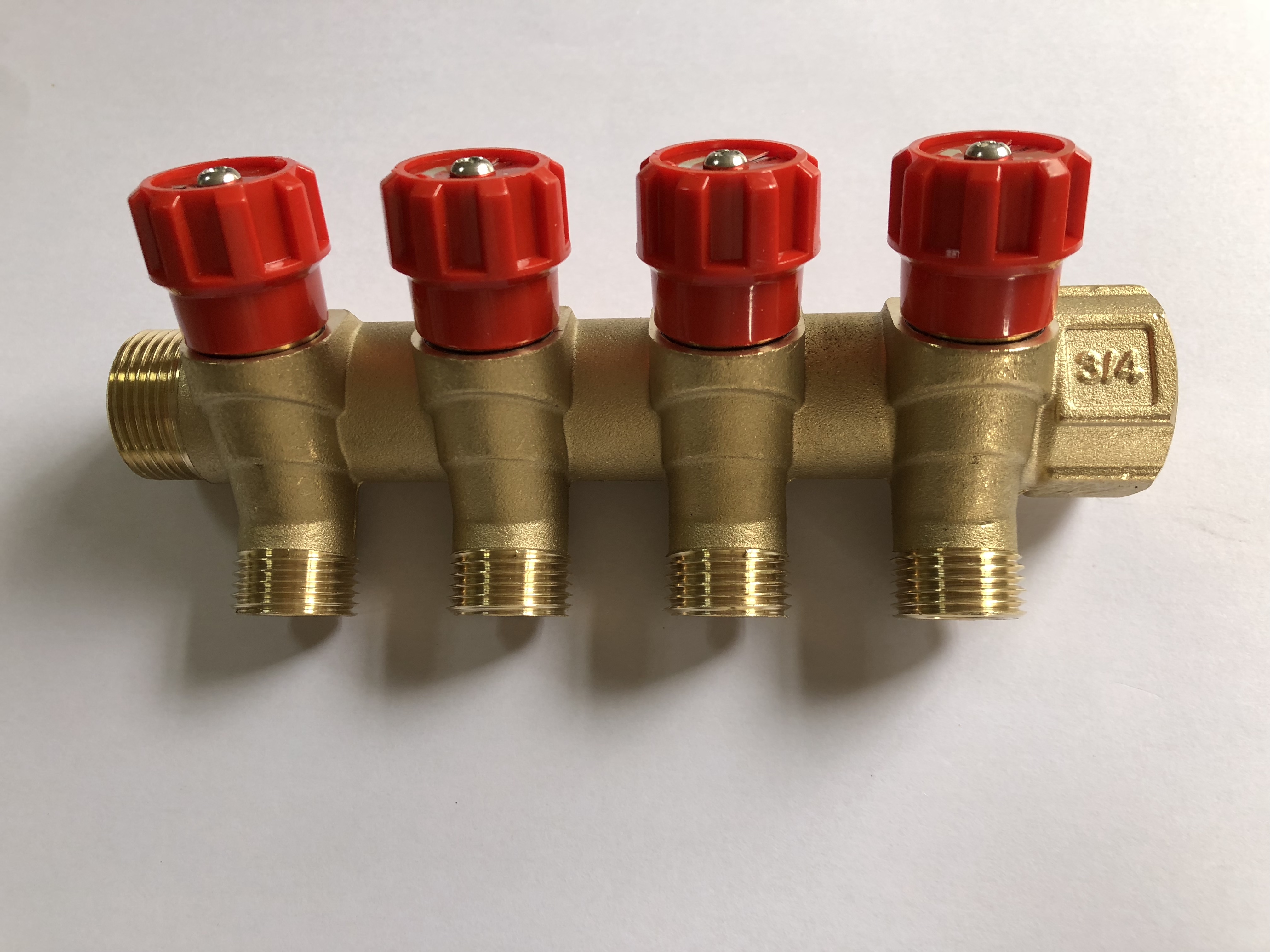 Brass Manifold with Multiple Port Configurations