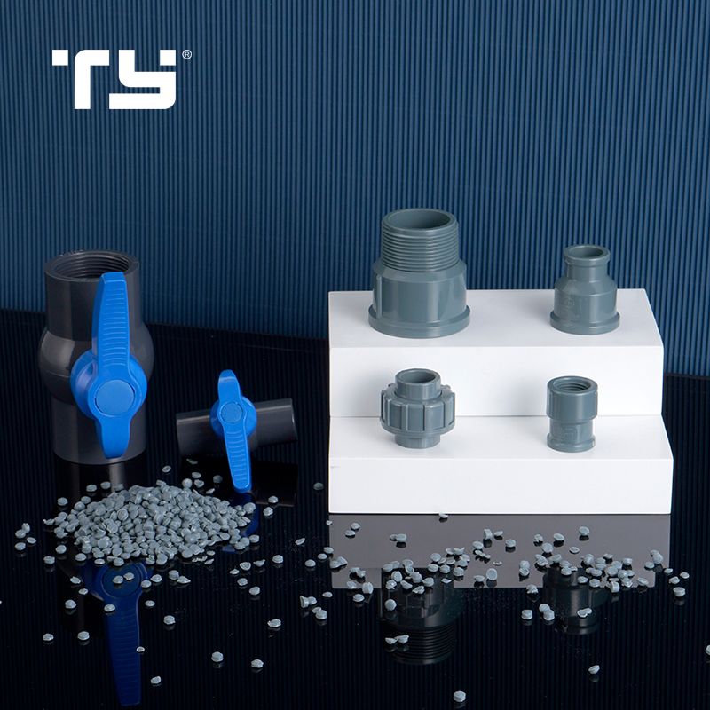 PVC Threaded Plastic Pipe Fittings for Water Supply