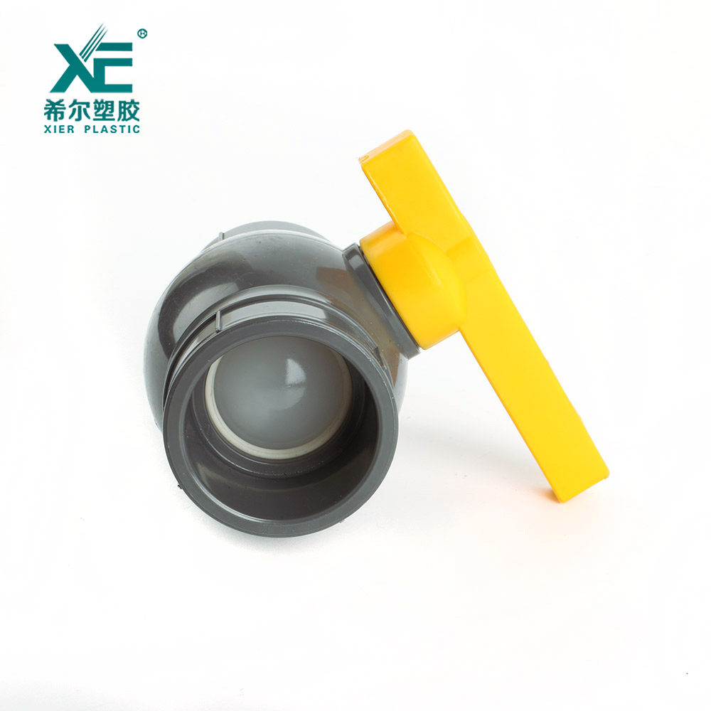 UPVC Ball Valve with NBR O-ring and ABS/PP/PVC Handle