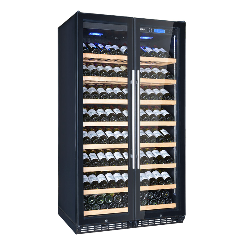 Mini Wine Cooler Refrigerator with LED Light