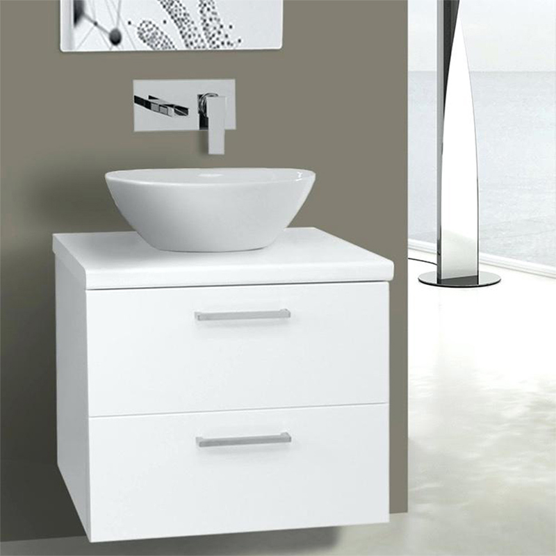 Customized Medium Density Fiberboard Lacquer Finish Vanity