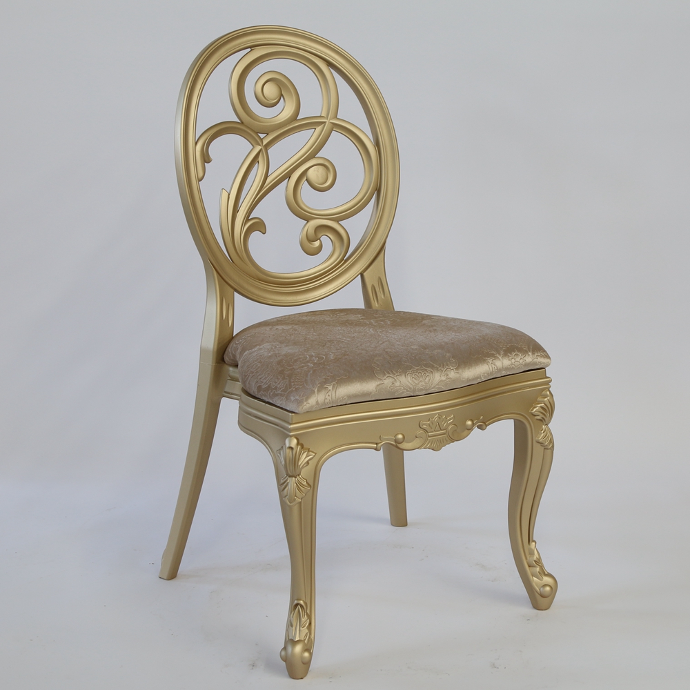 Wedding banquet party rental plastic Louis XIV chair