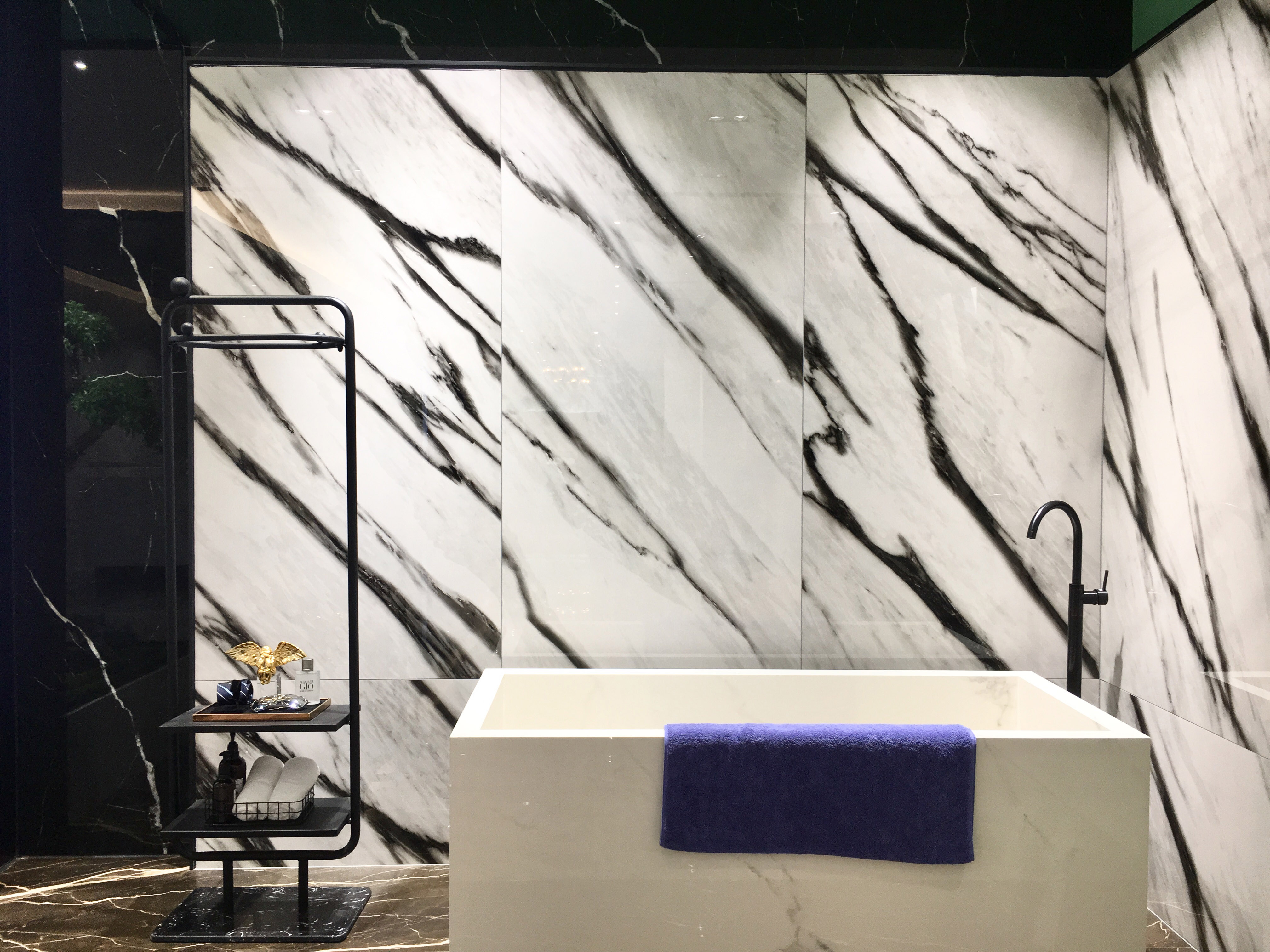 Porcelain Slab Marble Tile Floor Wall 90-180FMX0109PCM