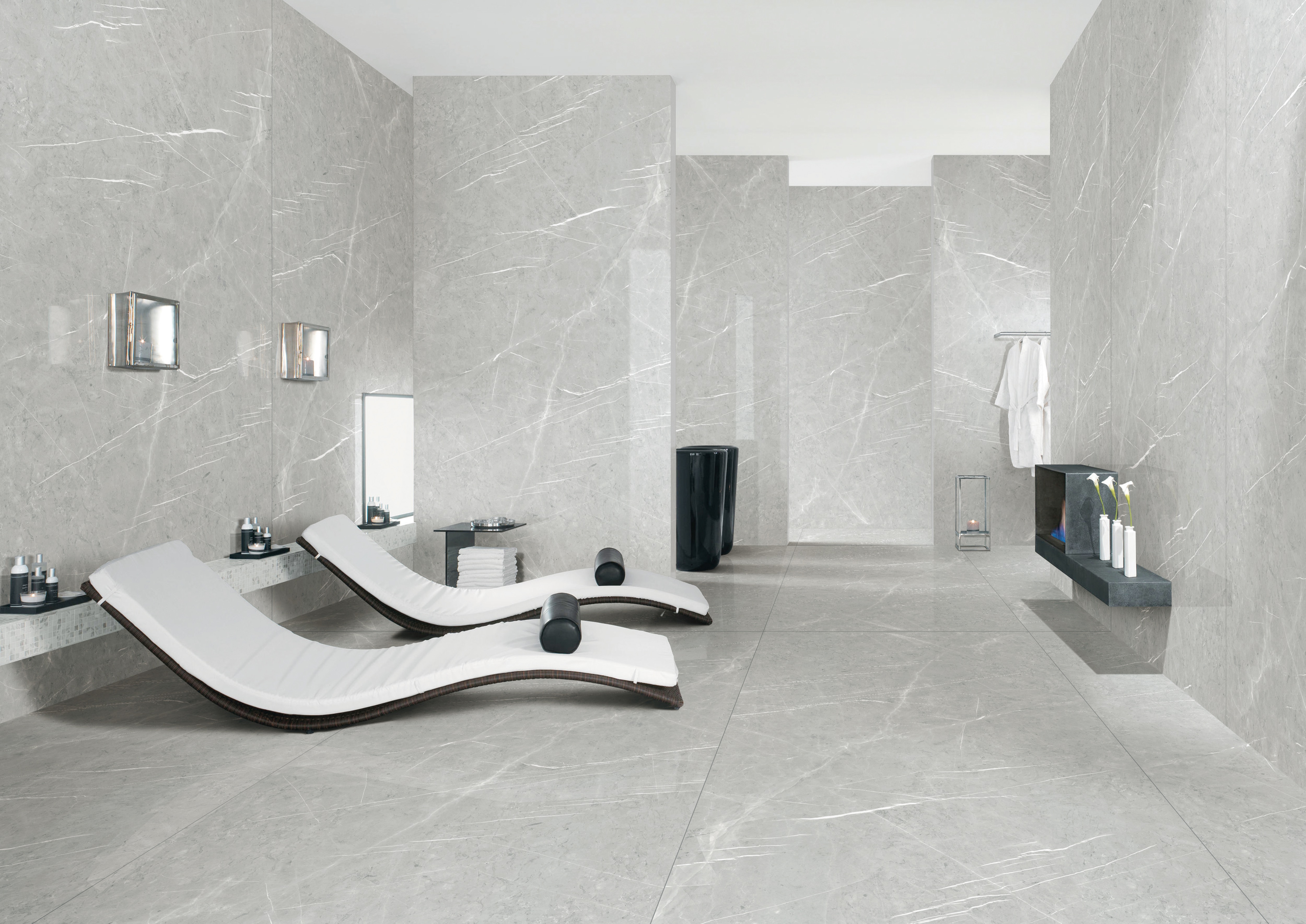 Porcelain Slab Floor and Wall Tile 120-240DB8302M