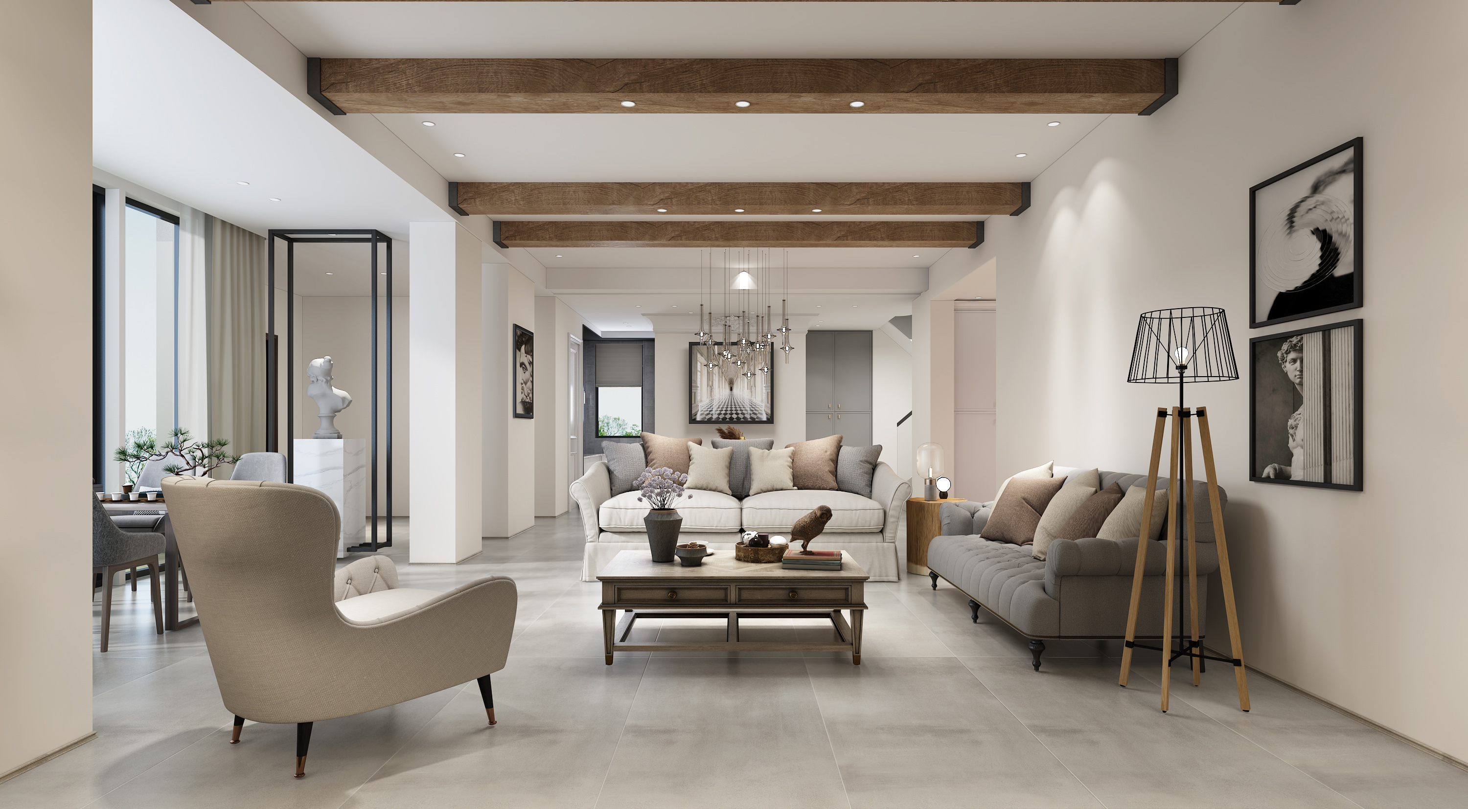 Rustic Glazed Porcelain Floor Tile 60-120FMC10007M
