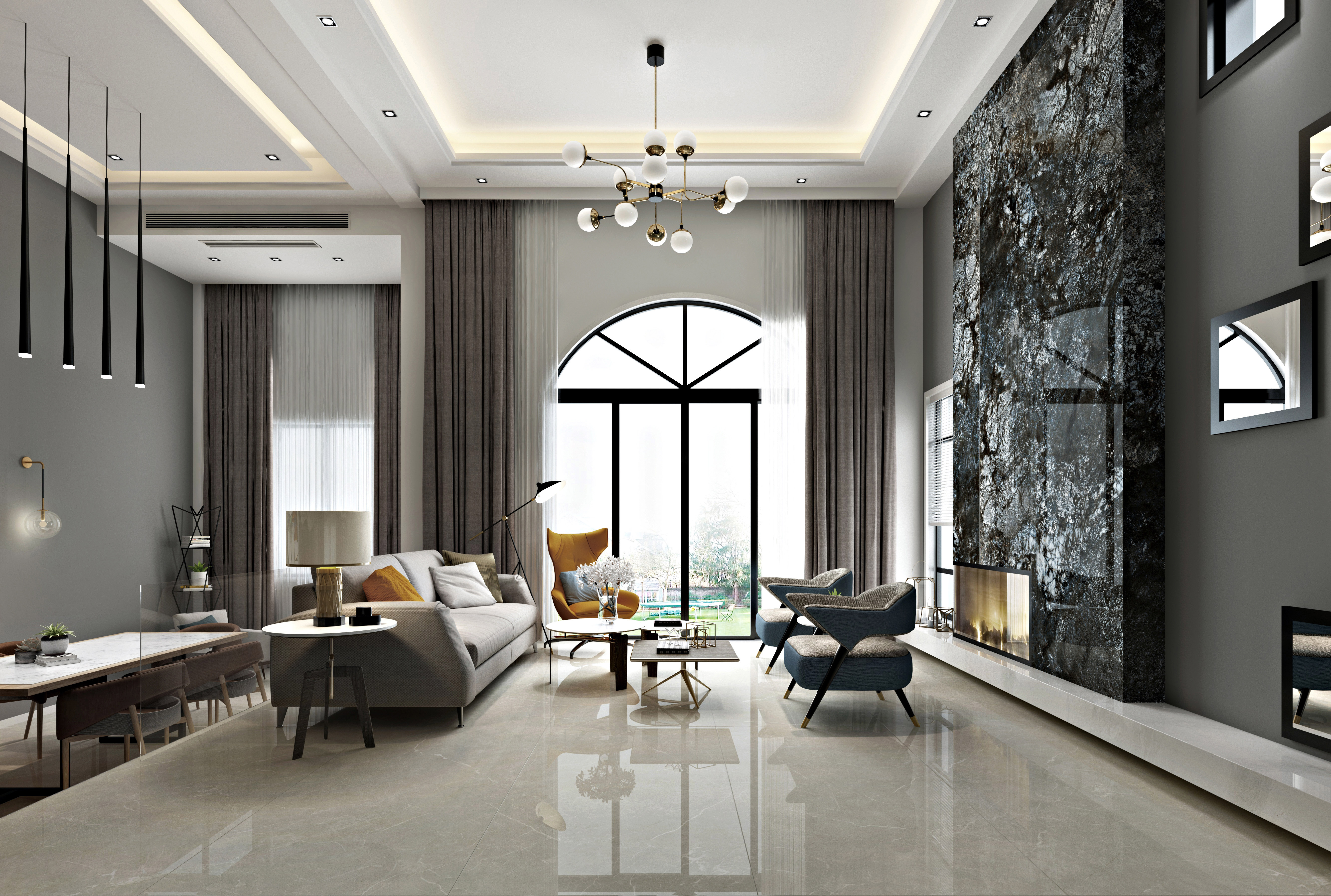 Porcelain Slab Marble Tile 90-180CBP05567M