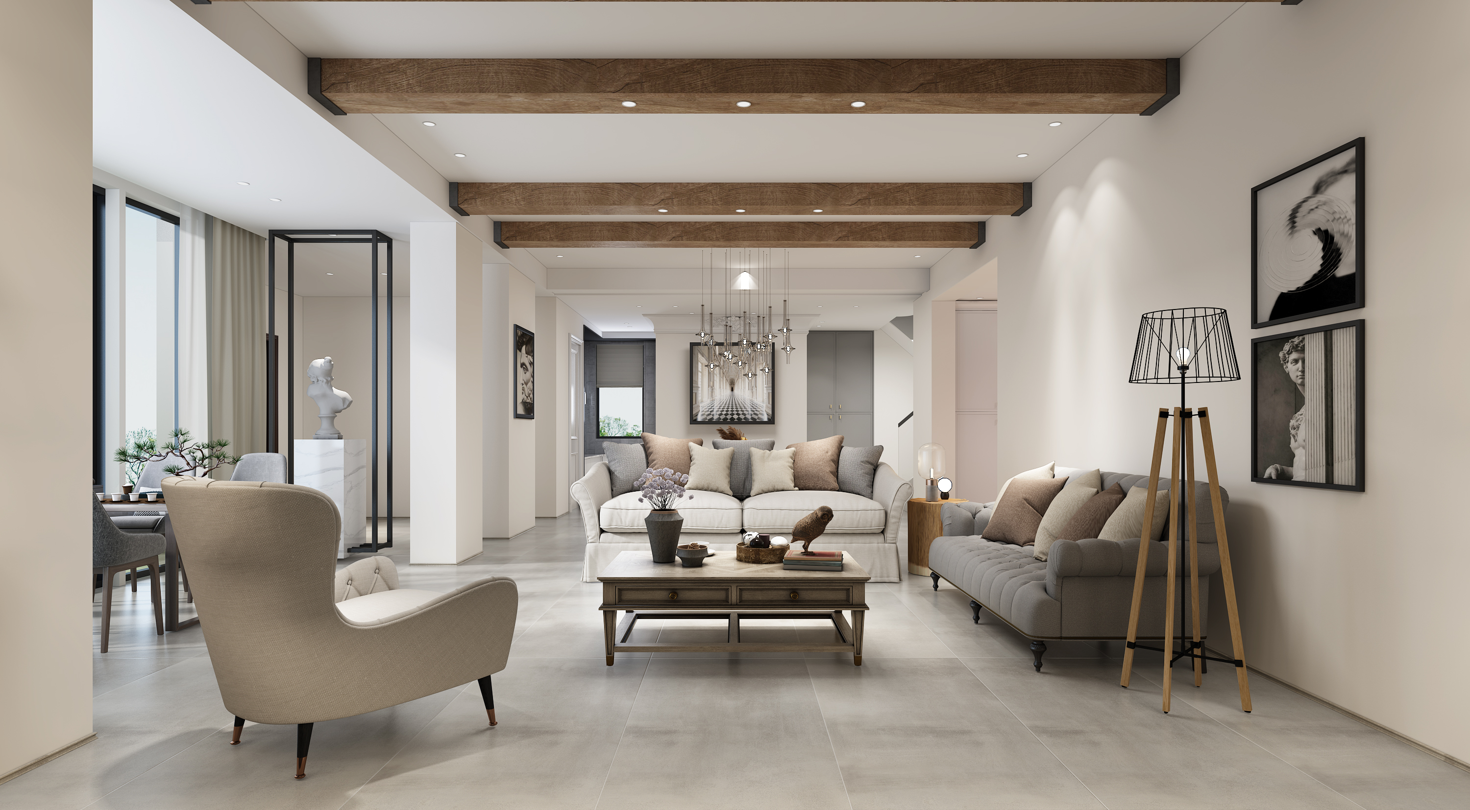 Rustic Glazed Porcelain Floor Tile