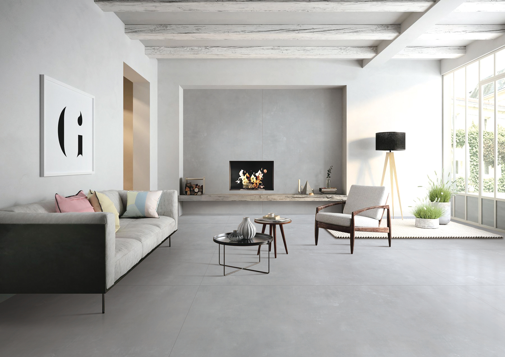 Porcelain Slab Floor and Wall Tile 120-240DB8356M