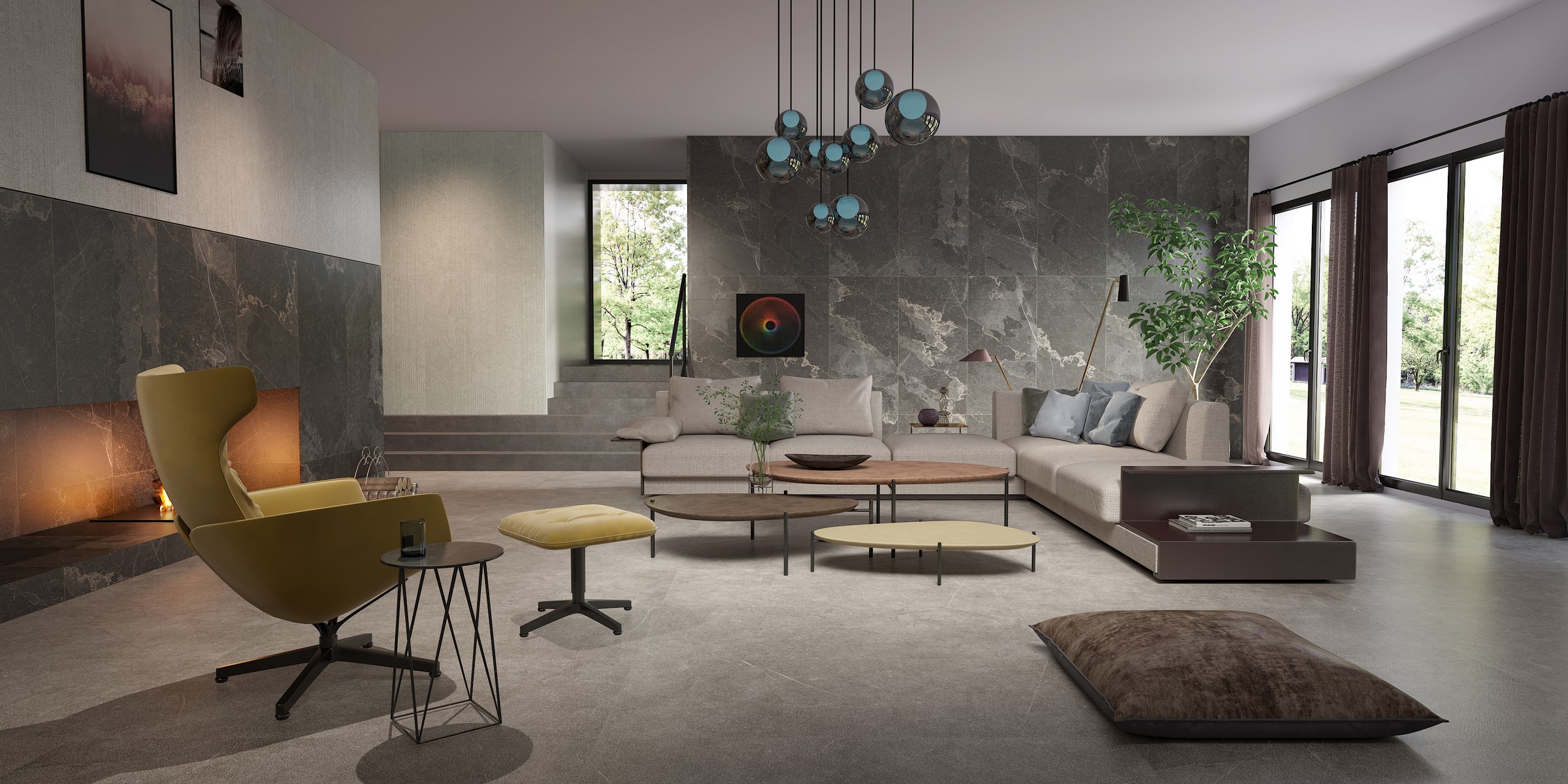 Rustic Glazed Porcelain Floor Tile 60-120FMZ10507M