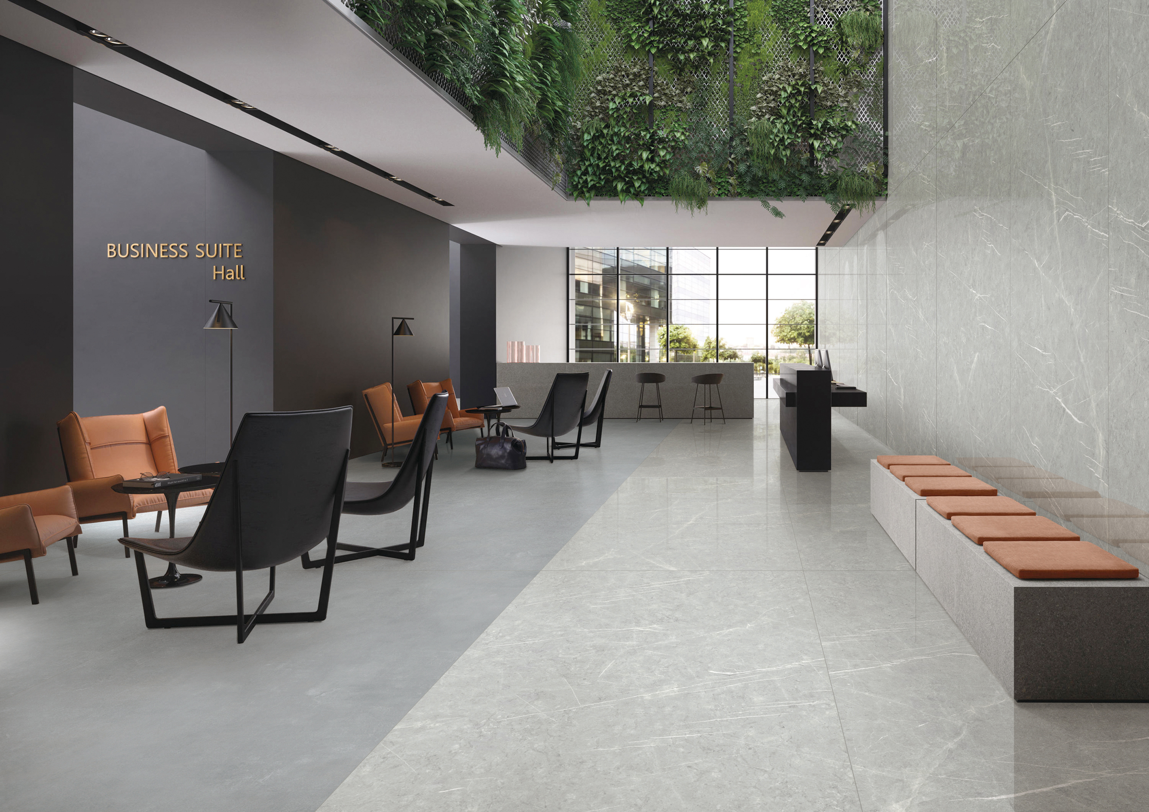 Porcelain Slab Floor and Wall Tile 120x240cm