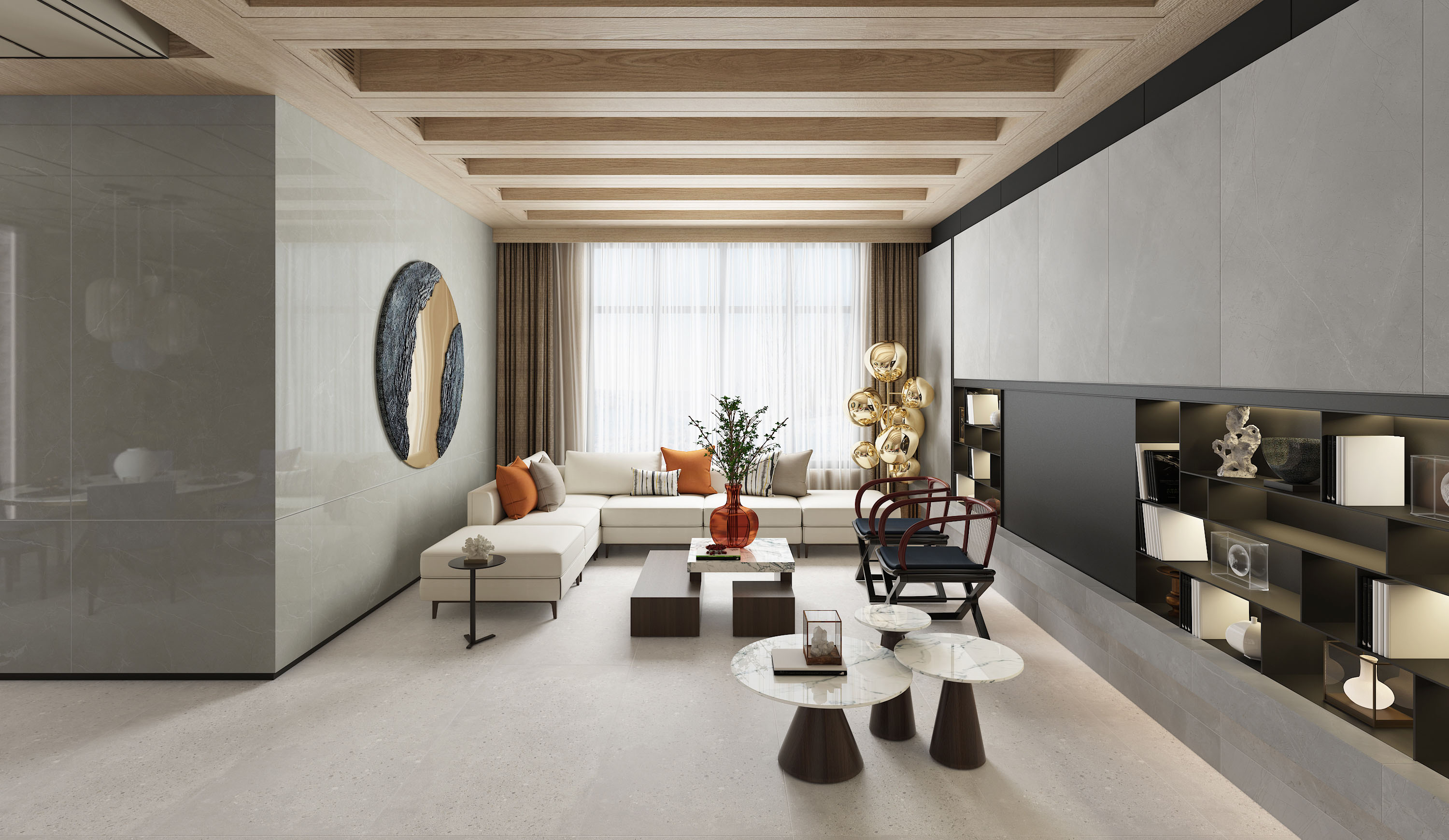 Rustic Glazed Porcelain Floor Tile 60-120FMC10006M
