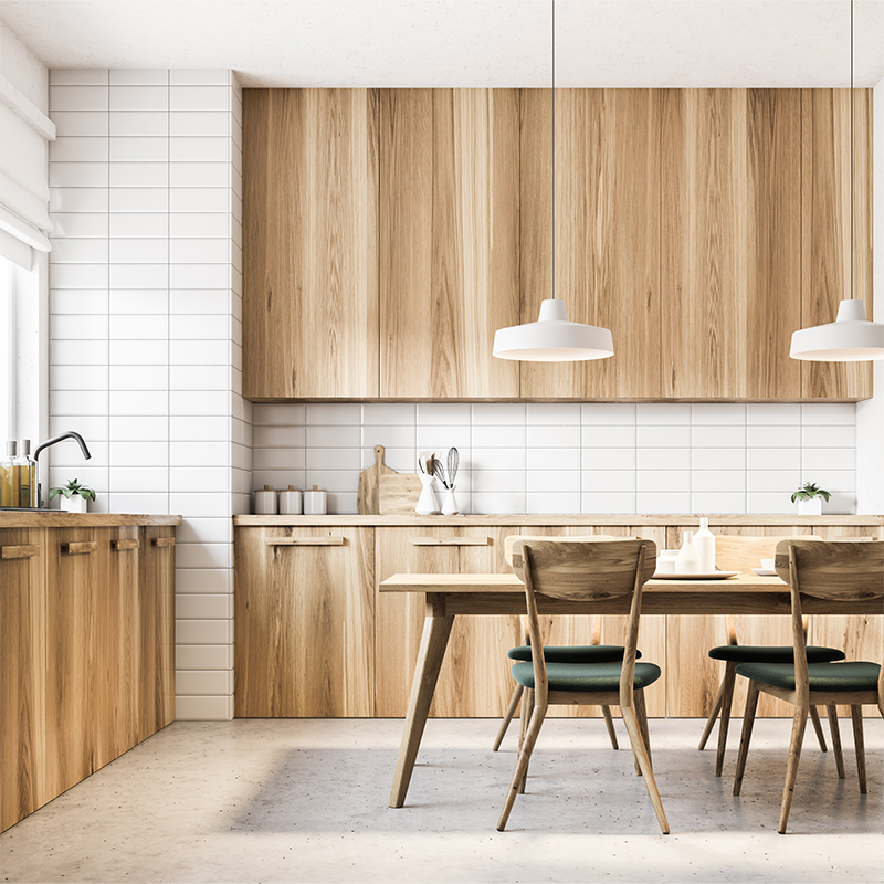 Frameless Kitchen Cabinet Panel