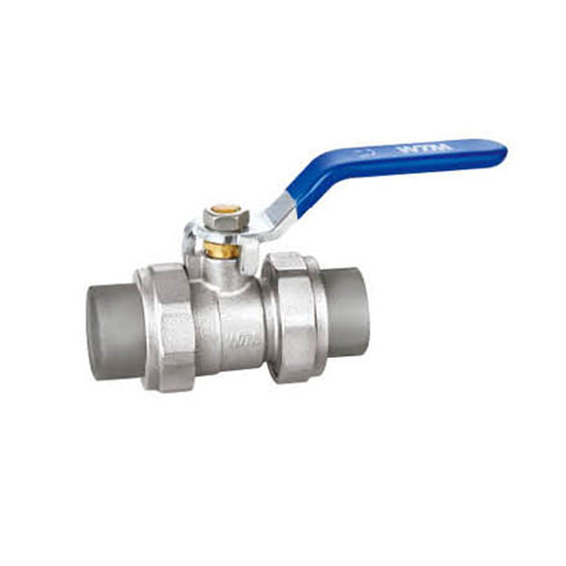 PPR Brass Ball Valve with Long Steel Handle