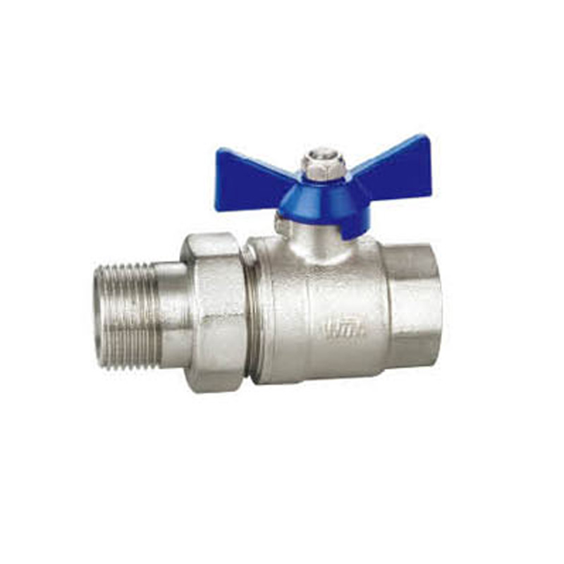 Brass Ball Valve with Union and Aluminum Handle