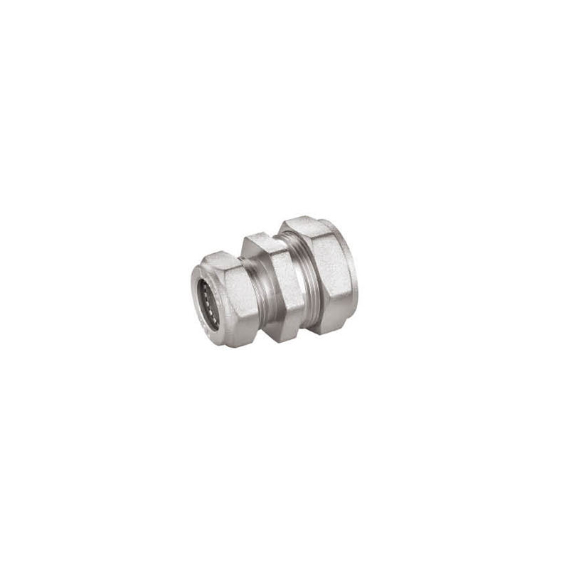 Reduced straight union for stainless steel flexible tube